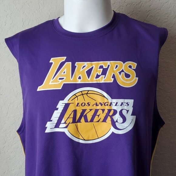 NBA Los Angeles Lakers 6 James Muscle Tank Jersey Men's Size XL - Picture 2 of 8